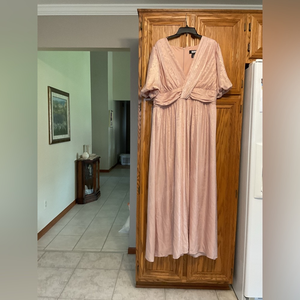 DKNY Blush Pink Maxi Dress